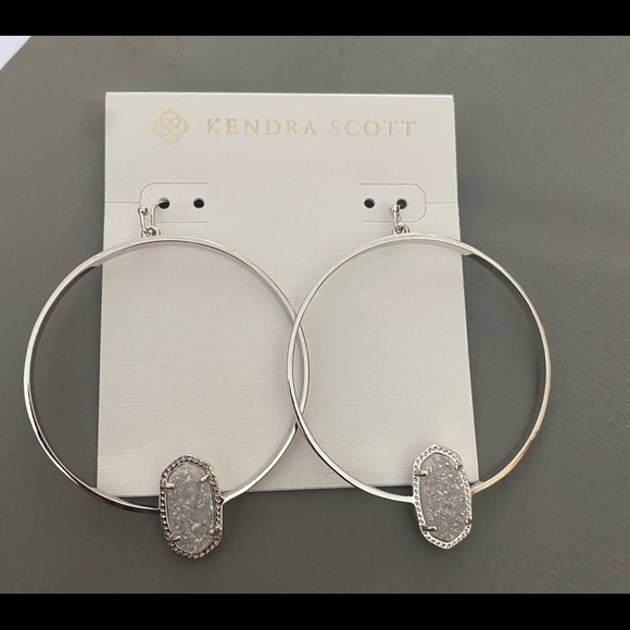 Kendra Scott Jewelry - Kendra Scott Elora Earrings in White Druzy